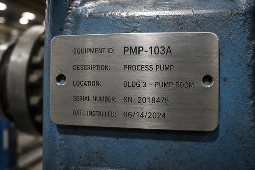 Asset & Equipment ID Tags Shop Floor Tag Co.